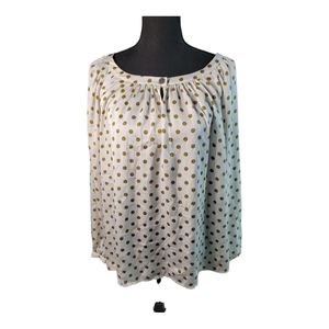 Michael Kors Logo Blouse MK Size 12